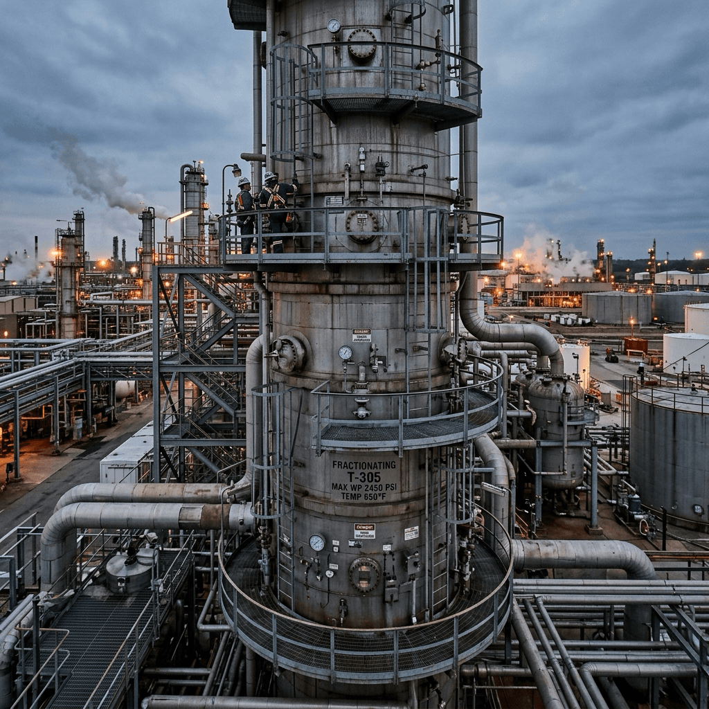 Pressure Vessel untuk Kilang Cilacap